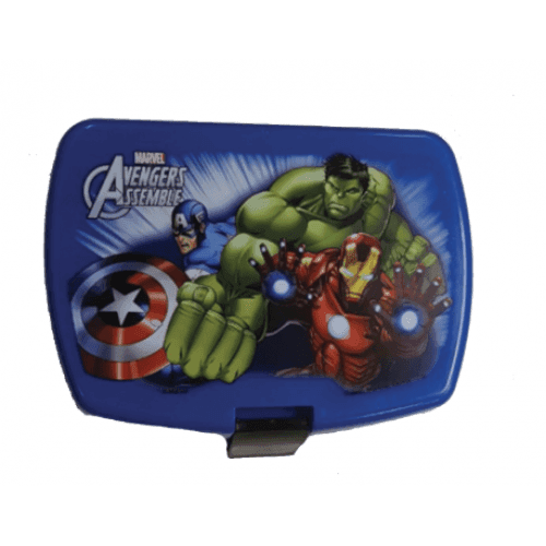 Boîte Repas Enfant Marvel Avengers - Lunch Box Plastique 17x13x6,5 Cm - Lavable Au Lave-vaisselle - 6